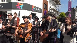 Plymouth Pirate Weekend Atlantic City Traders and Pirates of Sain Piran Sea Shanties 19th May 2024