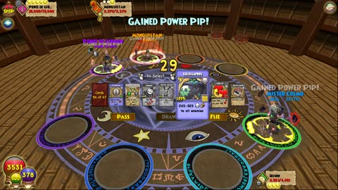 Wizard101 Battle with Ponce De Gibbon in Azteca