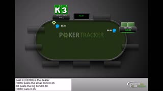 Correct play heads up with suited King Three? Poker No Limit Holdem