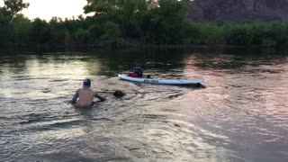 Stand Up Paddle Boarding Fail