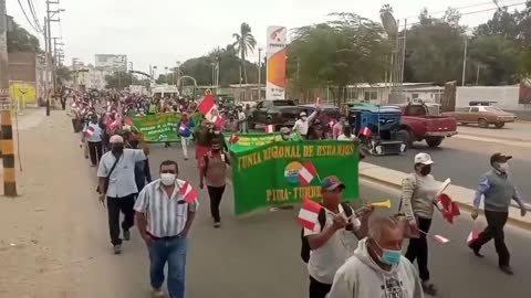 Protesty farmářů v Peru