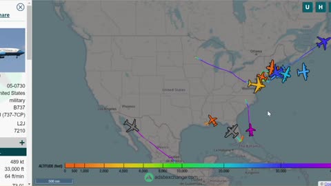 US Refueler Over China? Zombie Callsigns Yesterday's 3 C130's