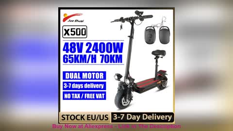 ☑️ 75KM Long Range Foldable Electric Scooter 2400W Dual Motor Adulr E Scooter 65KM/H Max Speed