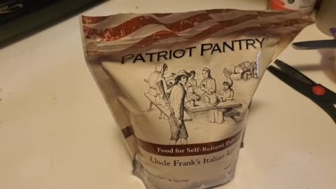 TAST TEST ON PATRIOT PANTRY FOOD