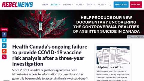 Health Canada’s ongoing failure to provide COVID-19 vaccine risk analysis after a three-year investi