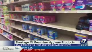 Women are now facing baby formula shortage and feminine hygiene products shortage such as tampons