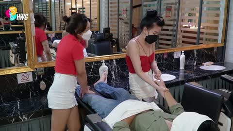 Can't wait for next time the best massage barbershop, two girls are skilled and beautiful