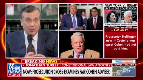 Turley Rips MSNBC Host For Defending Cohen's Alleged Theft From Trump
