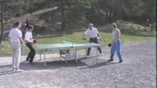 You Won't Believe These Leaked Photos of Putin Caught Wearing Sweatpants and Playing Ping Pong in the 1990s