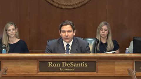 Florida Governor Ron deSantis names WEF and Davos as policies