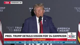 FULL SPEECH: President Donald J. Trump to Deliver Remarks in New Hampshire - 8/8/23