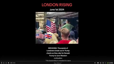 Tommy Robinson and Brits Supporting Trump ..