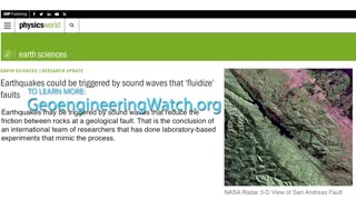 Are Microwave Transmission Facilities Being Used To Trigger Earthquakes?