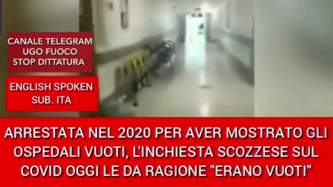 Giornalista d'Inchiesta arrestata per aver smontato la balla sugli ospedali pieni