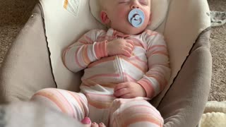 Sleeping Girl Wakes for Cookies