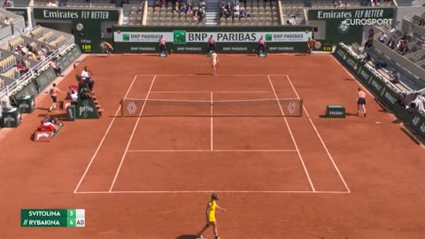 Elina Svitolina vs Elena Rybakina/ Round 4/ French Open 2024 HIGHLIGHTS!