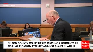 BREAKING NEWS: Trump's Lawyer Ruthlessly Lays Out Case To Disqualify Fani Willis From Georgia Case