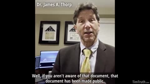 BAN THE POISON: DR JAMES THORP EXPOSES NUREMBERG VIOLATING DRS WHO DON'T GET ACTUAL INFORMED CONSENT