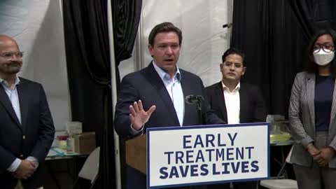 Gov. DeSantis: Stop Politicizing COVID-19 Treatments