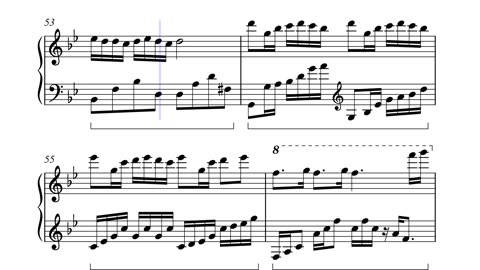 Mariage d'amour - Spring Waltz by Paul de Senneville (partition, sheet music, Noten)