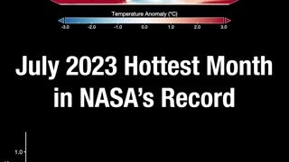 July 2023 Hottest Month in NASA's Record