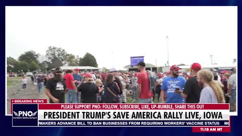 🔴 WATCH LIVE | Patriot News Outlet | President Trump, Save America Rally Live, Des Moines Iowa | 10/09/2021