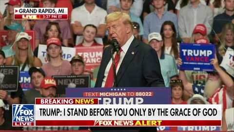 Trump speaks at first rally since assassination attempt