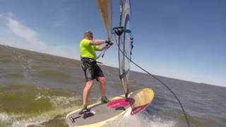 Windsurfing fun