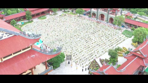 [Flycam] Một Thoáng Khóa Tu Mùa Hè Chùa Ba Vàng