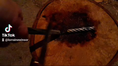 Lighting a Candle With a Ferro Rod