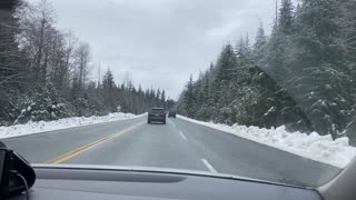 Vancouver snowy roads