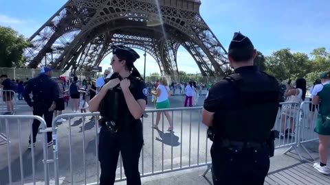 Security high in Paris for the last day of the Olympics