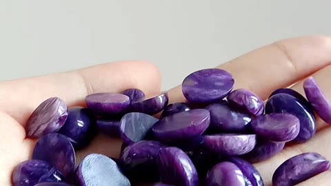 10mm*14mm Charoite smooth beads Gemstone Stones for Jewelry Making high quality Genuine Gemstone