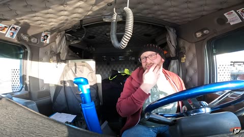 TARPED DELIVERY | My Trucking Life | Vlog #2945