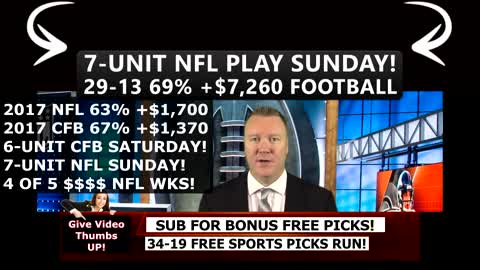 Free NFL Picks Week 6 – Expert NFL SNF Predictions Against the Spread 10/15/17