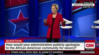 Warren Says Congress Should Mandate White Americans Atone For Slavery