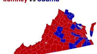 Virginia's 20-Year County Level Presidential Election Shifts: Unpacking Trump's Impact in 20 Seconds