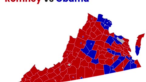 Virginia's 20-Year County Level Presidential Election Shifts: Unpacking Trump's Impact in 20 Seconds