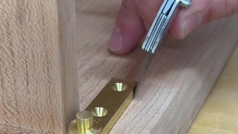 Brusso hinges Woodworking #shorts