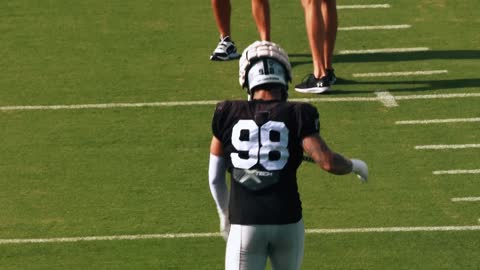 Maxx Crosby Mic'd Up at Training Camp: 'I'm Emptying The Tank Today!' | Raiders | NFL