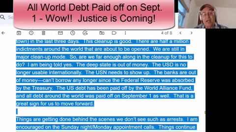 Bruce Call - All World Debt has been Paid off - USD is gone - Banks are Broke -9-8-23