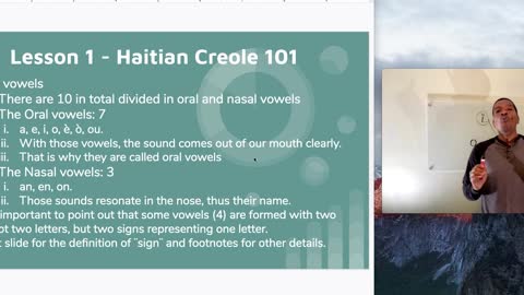 Haitian Creole 101 - Lesson 1A