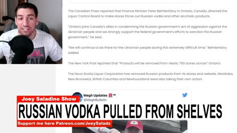 Russian Vodka PULLED from Shelves