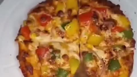 instant pizza recipe without oven and yeast _ pizza recipe 5 minutes craft #ytshorts #youtubeshorts