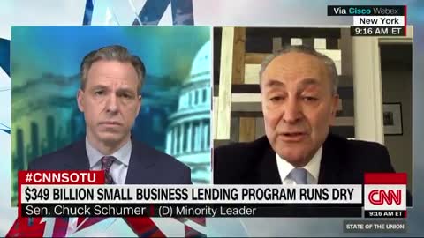 CNN's Tapper gives Schumer platform to defend holding up small business relief
