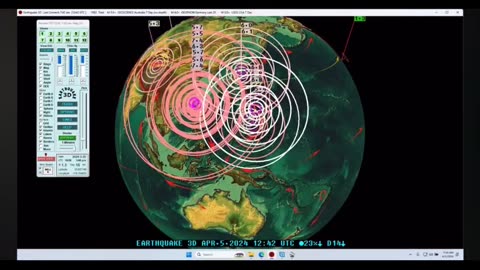 Earthquake warnings in West-South Pacific Philippines and Japan 1 week from now