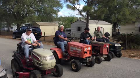 Lawn mower racing