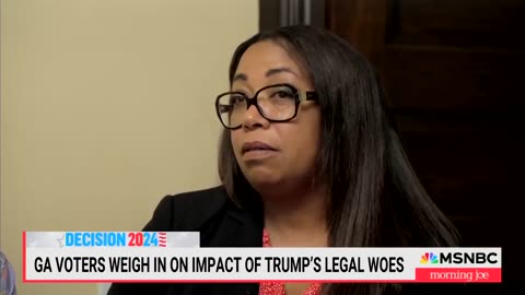USA: Georgia Voters Weigh In On Impacts Of Trumps Legal Woes!