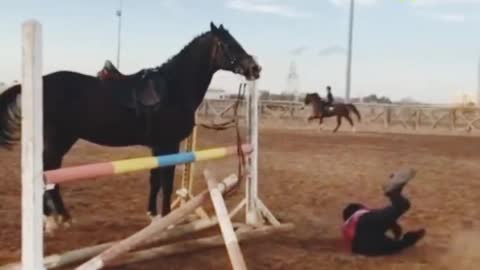 Fall from a horse