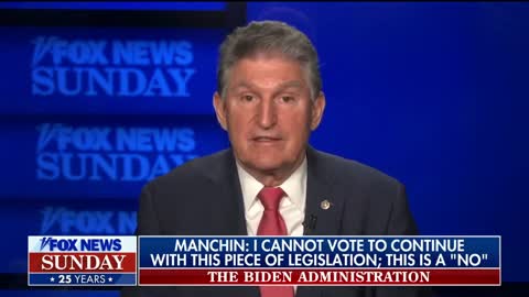Manchin Says No Vote On Build Back Better
